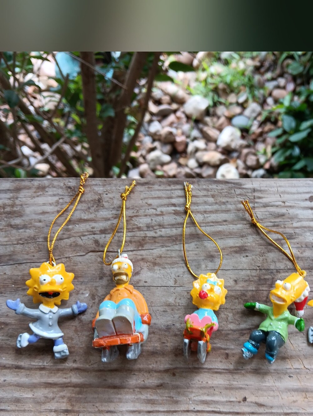 Vintage! The Simpsons Set Of 5 Ornaments